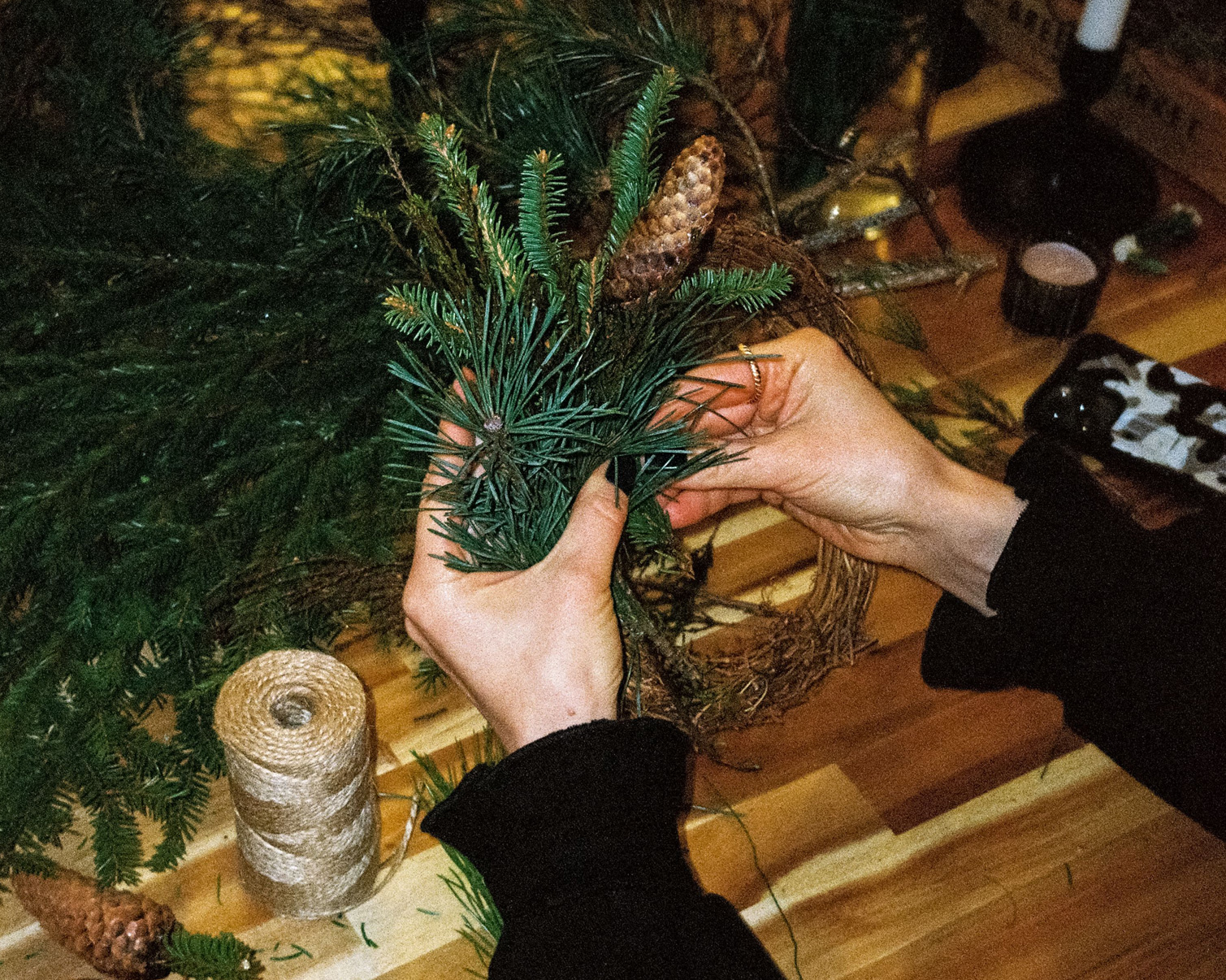 Julkrans-workshop